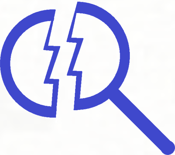 Icon illustrating common search problems in e-commerce
